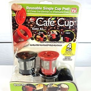 Reusable Single Serve K Cup Keurig Coffee Maker Pods Stainless Steel Mesh